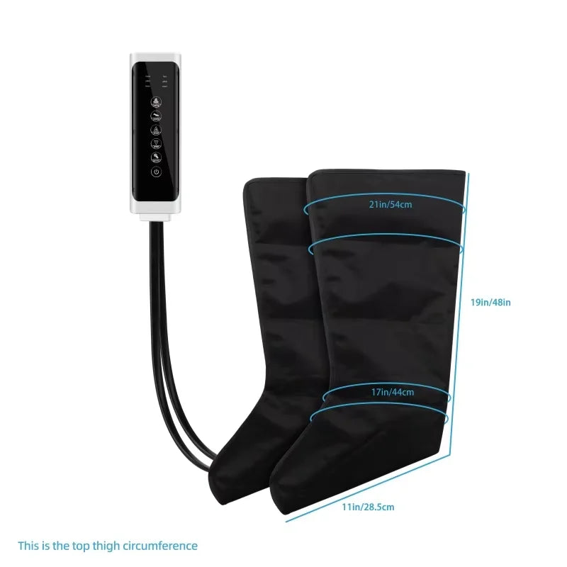 Air Compression Leg Massager for Thighs, Calves & Feet