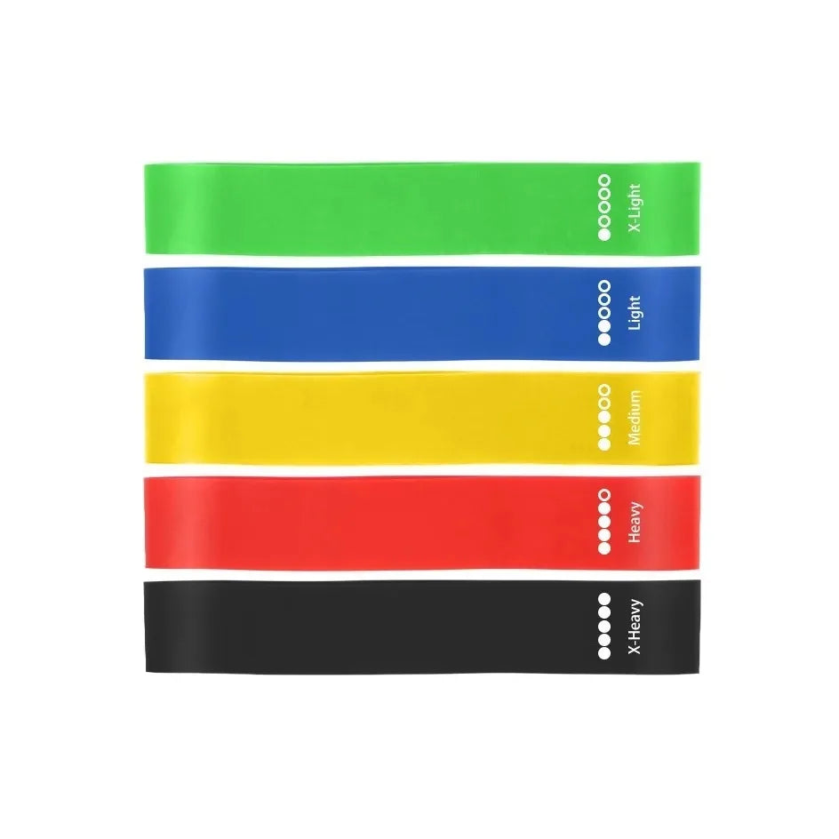 Resistance Loop Bands Set — 5 Levels for Strength & Stretching