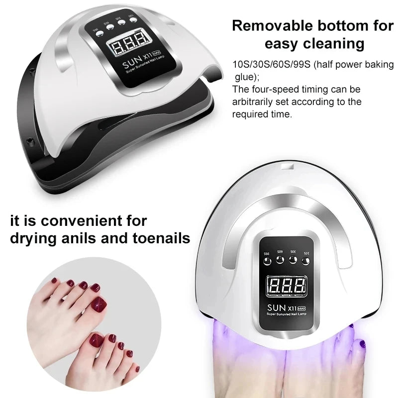 Professional UV LED Nail Lamp with Infrared Sensor