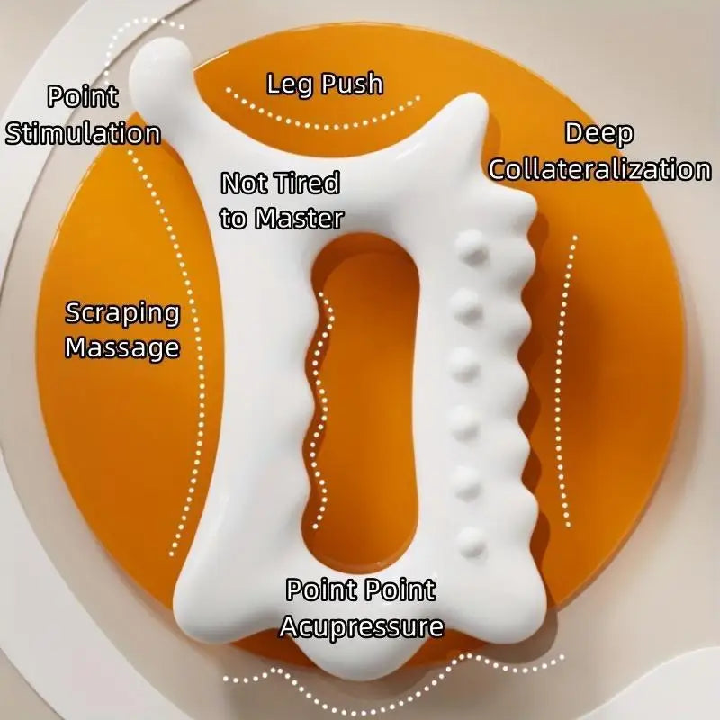 Ergonomic Gua Sha Massage Tool for Face & Body
