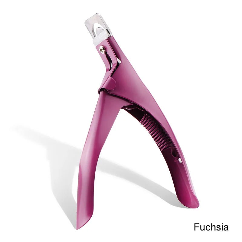 U-Shape Acrylic Nail Tip Clipper — Stainless Steel