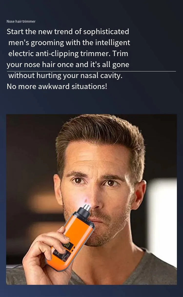 Rechargeable Nose & Ear Hair Trimmer, USB-C