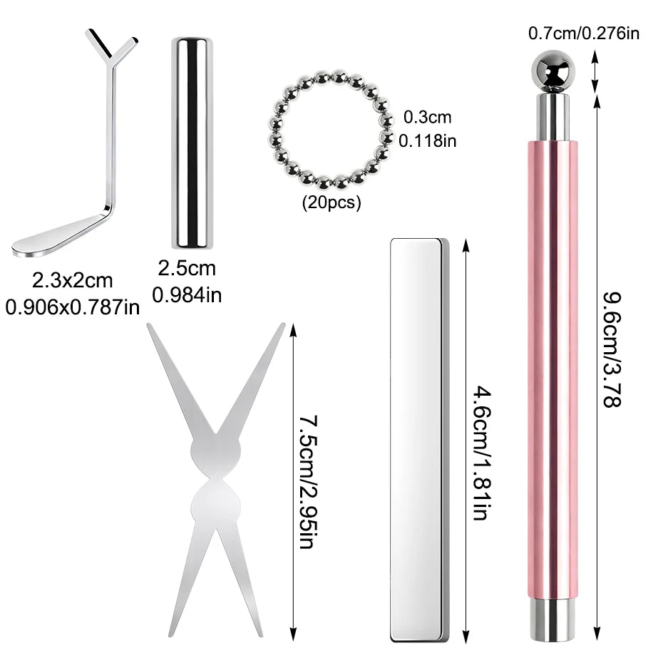 6-Piece Cat Eye Nail Magnet Tool Set