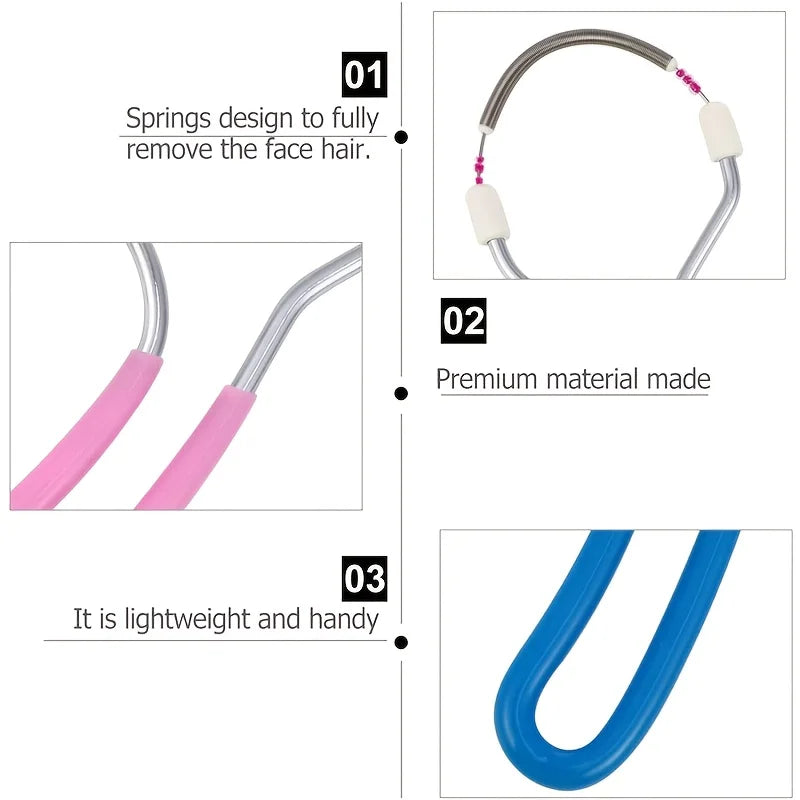 Handheld Spring Roller Facial Epilator
