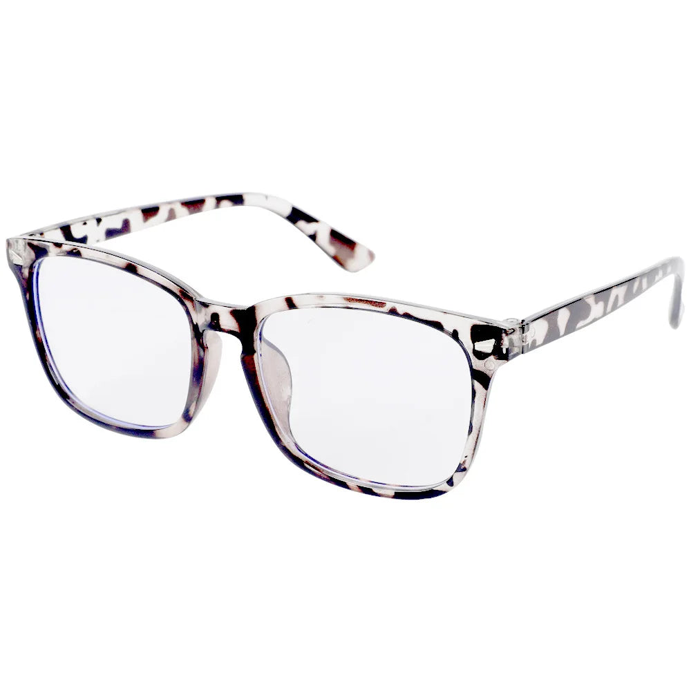 Blue Light Blocking Computer Glasses — Square Frame