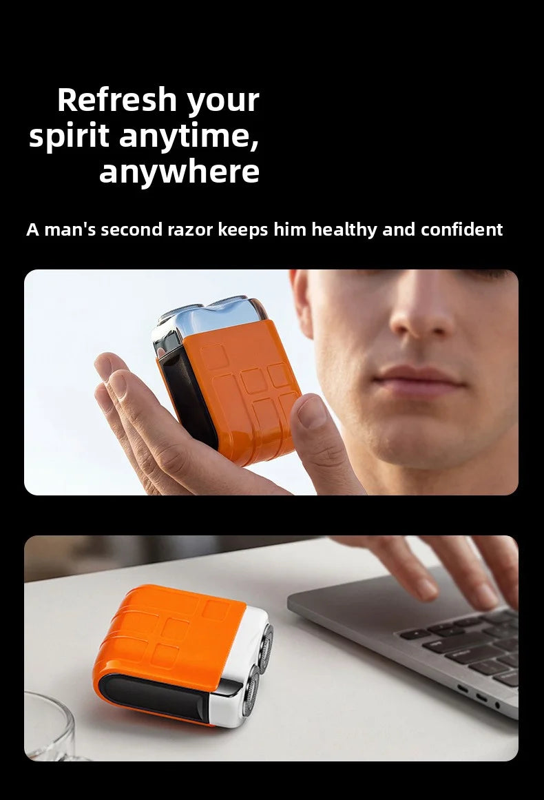 Mini Portable Electric Shaver for Men — Rechargeable