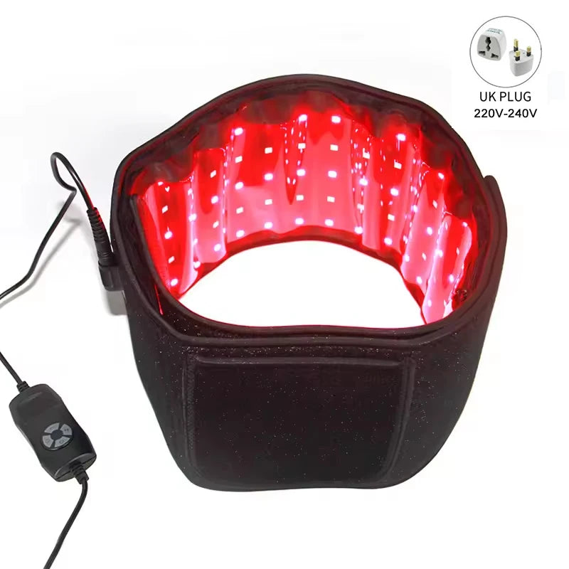 Red & Infrared Light Therapy Belt — Heat & Massage
