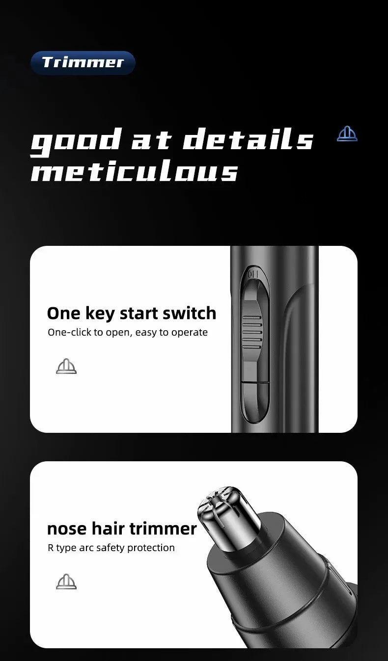 Painless Electric Nose & Ear Hair Trimmer