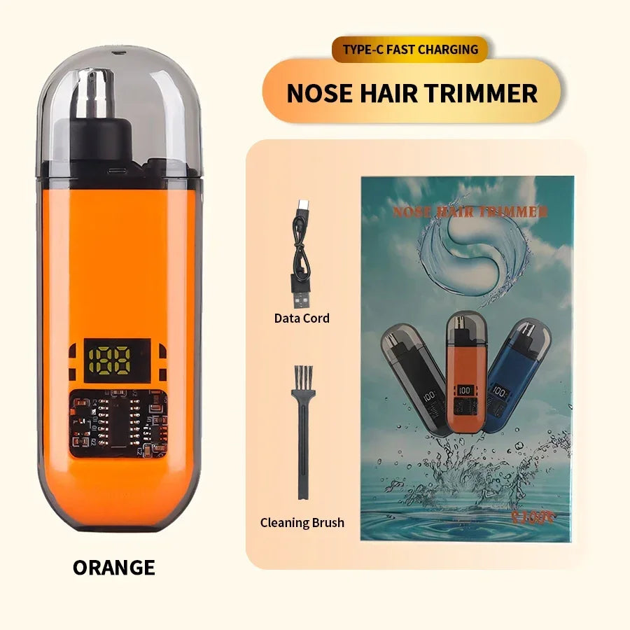 2-in-1 Ear & Nose Hair Trimmer — Portable, Painless Grooming