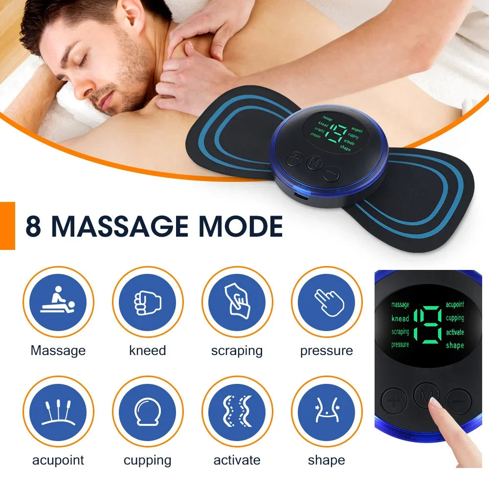 EMS Muscle Massage Stimulator — Neck, Back & Calf
