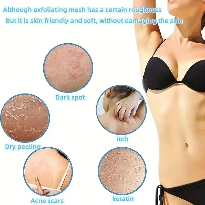Double-Sided Mesh Loofah Sponge