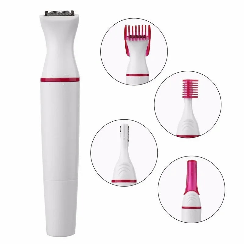 5-in-1 Women's Facial & Body Hair Trimmer Set