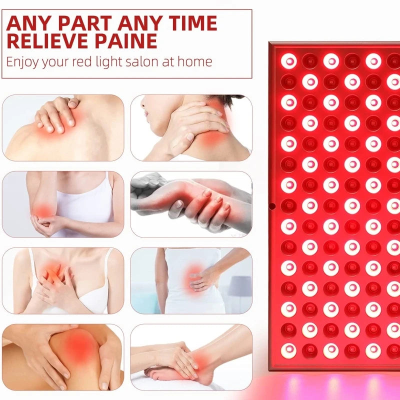 225-LED Red Light Therapy Panel for Face & Body