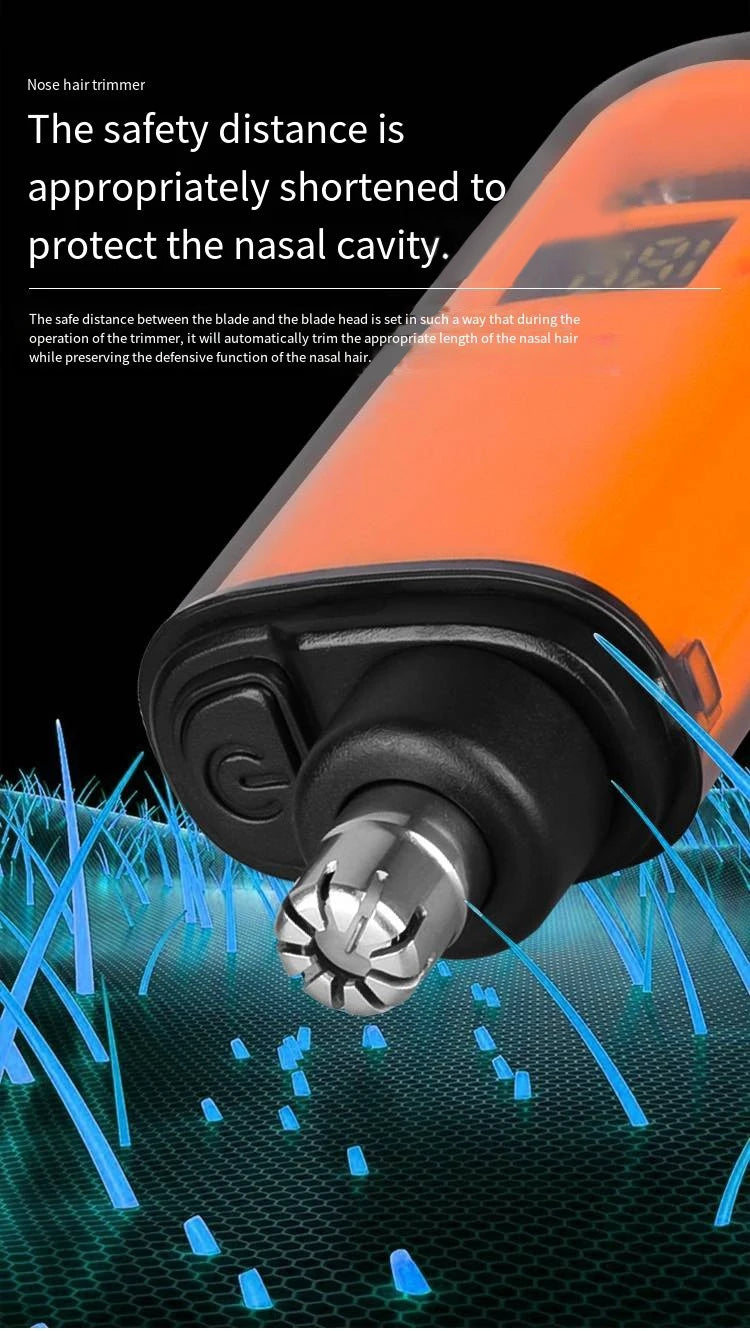 Rechargeable Nose & Ear Hair Trimmer, USB-C