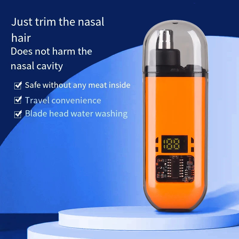 Rechargeable Nose & Ear Hair Trimmer, USB-C