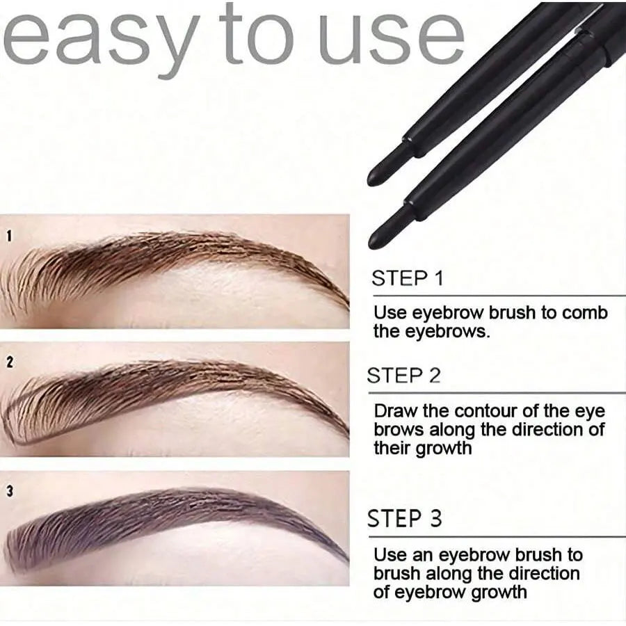 5-Pack Waterproof Black Eyeliner Pencils — Smudge-Proof