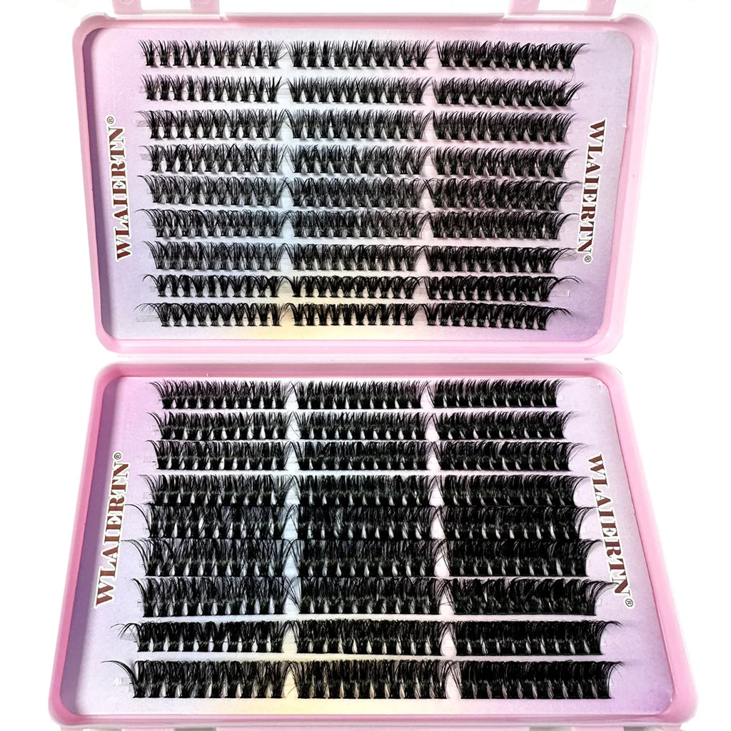 Faux Mink Individual Lash Clusters, Mixed Lengths