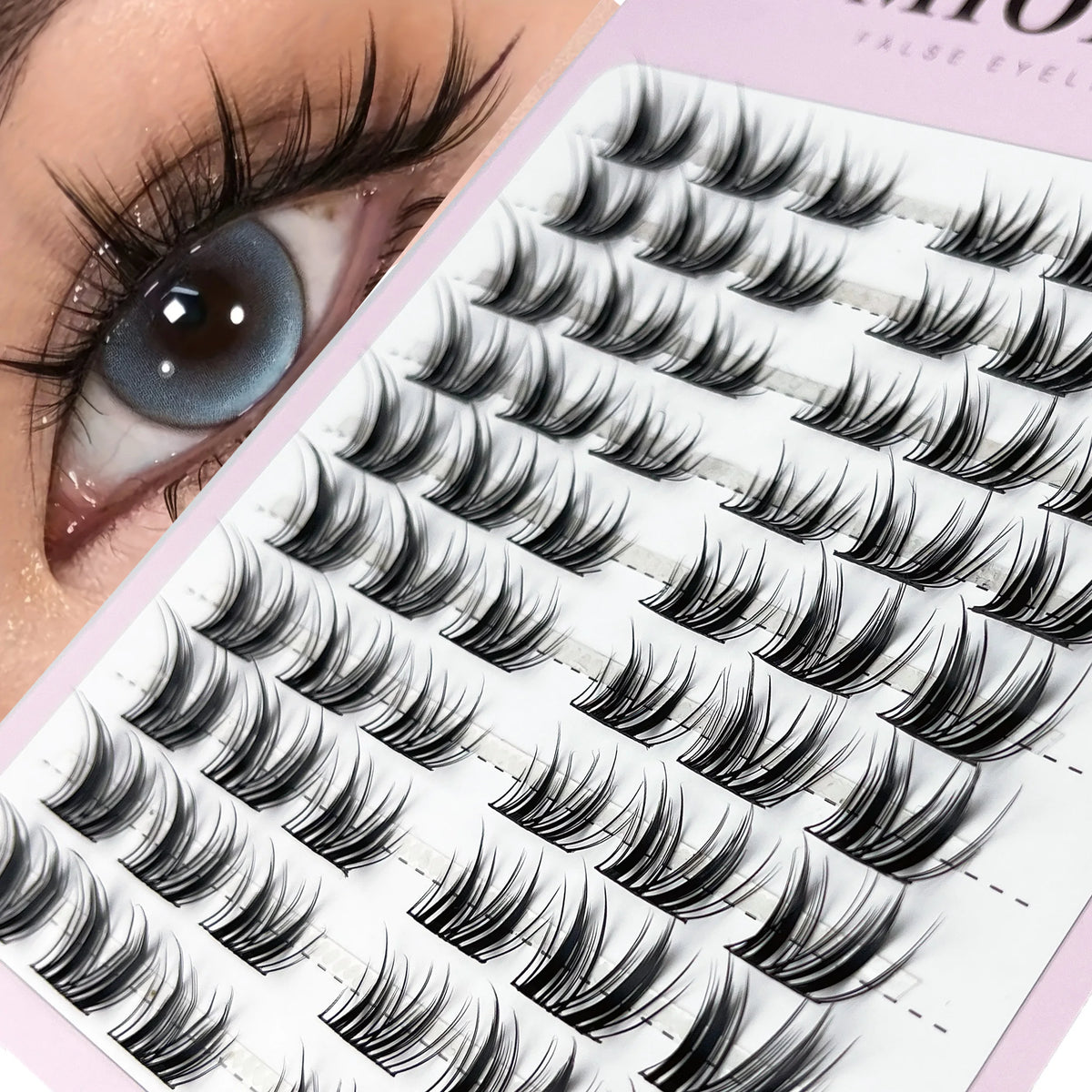 Mink Individual Lash Clusters, 120-Bundle Box