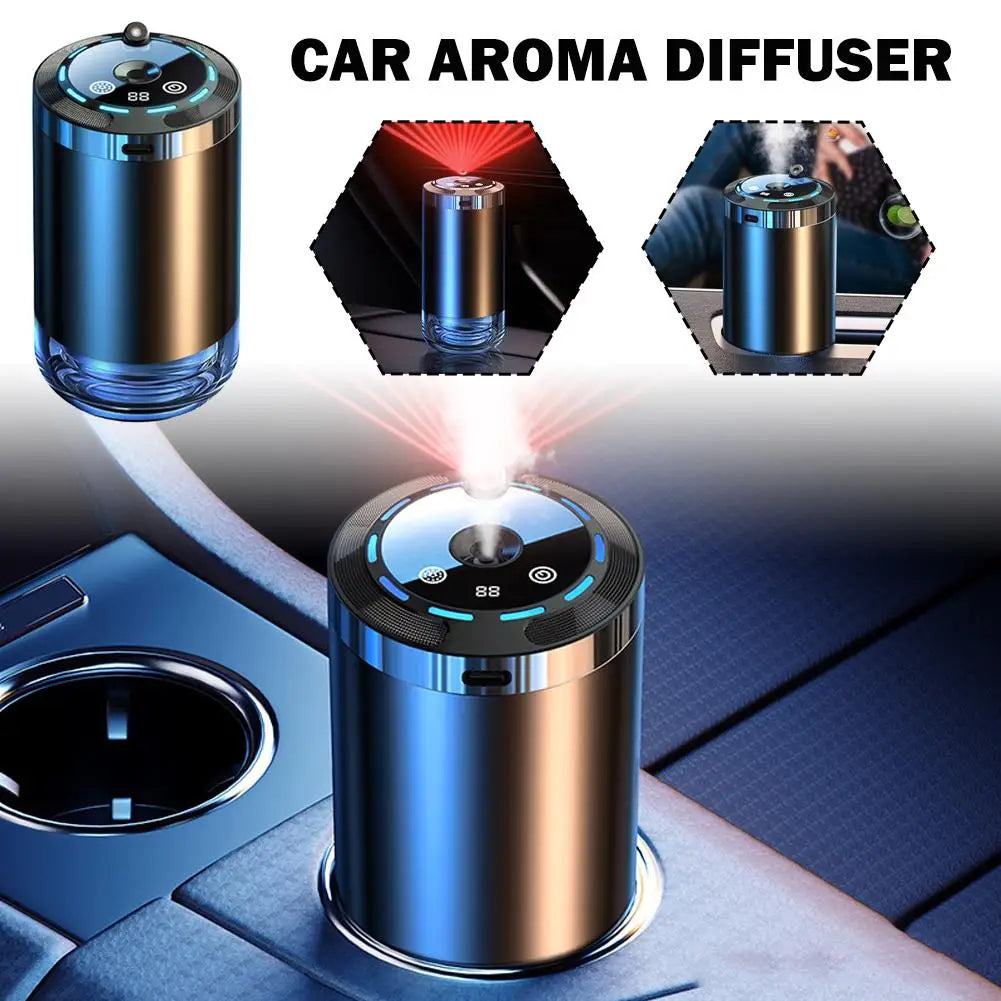 Car Aroma Diffuser Humidifier — 5 Modes