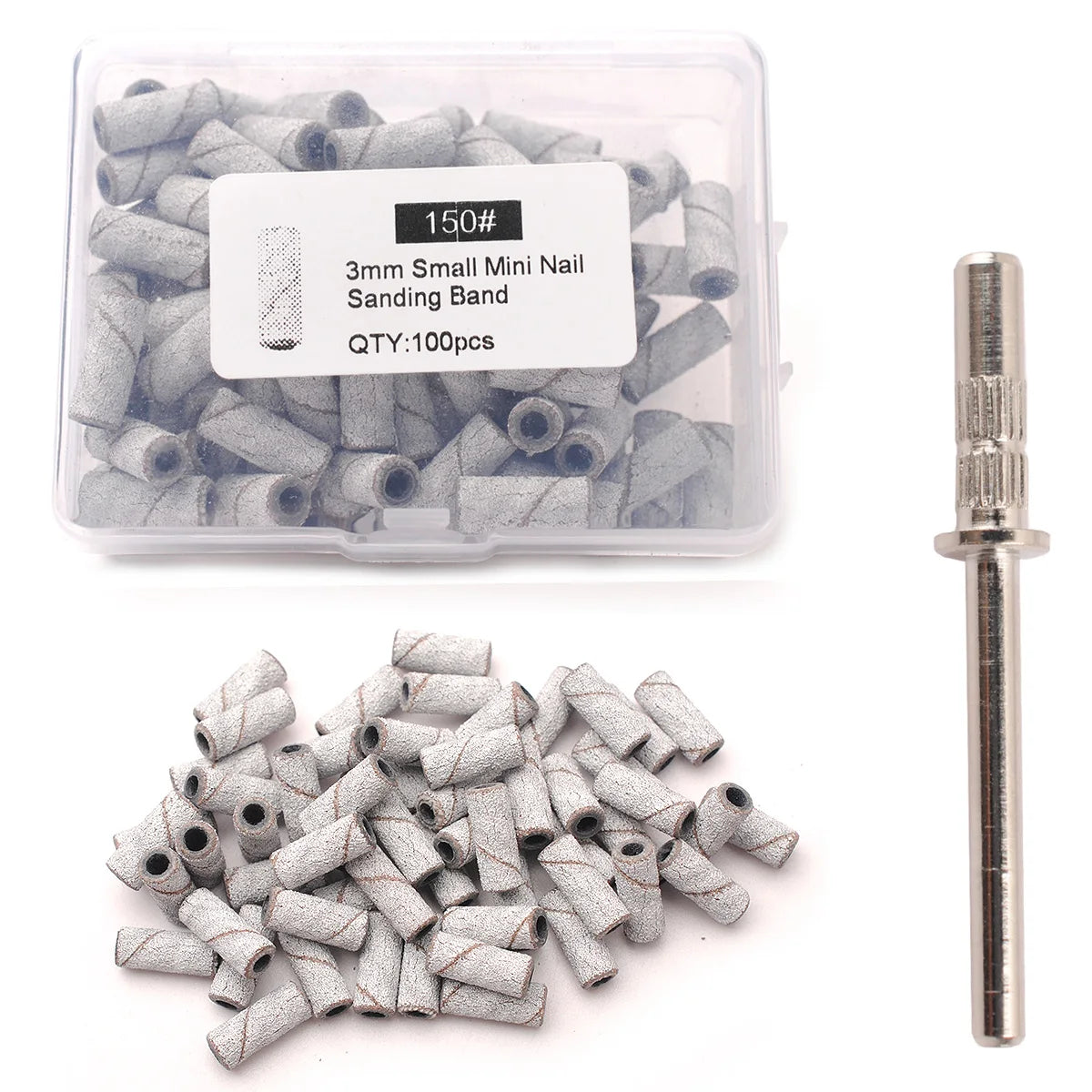 100-Piece Mini Sanding Bands Kit (3.1mm)