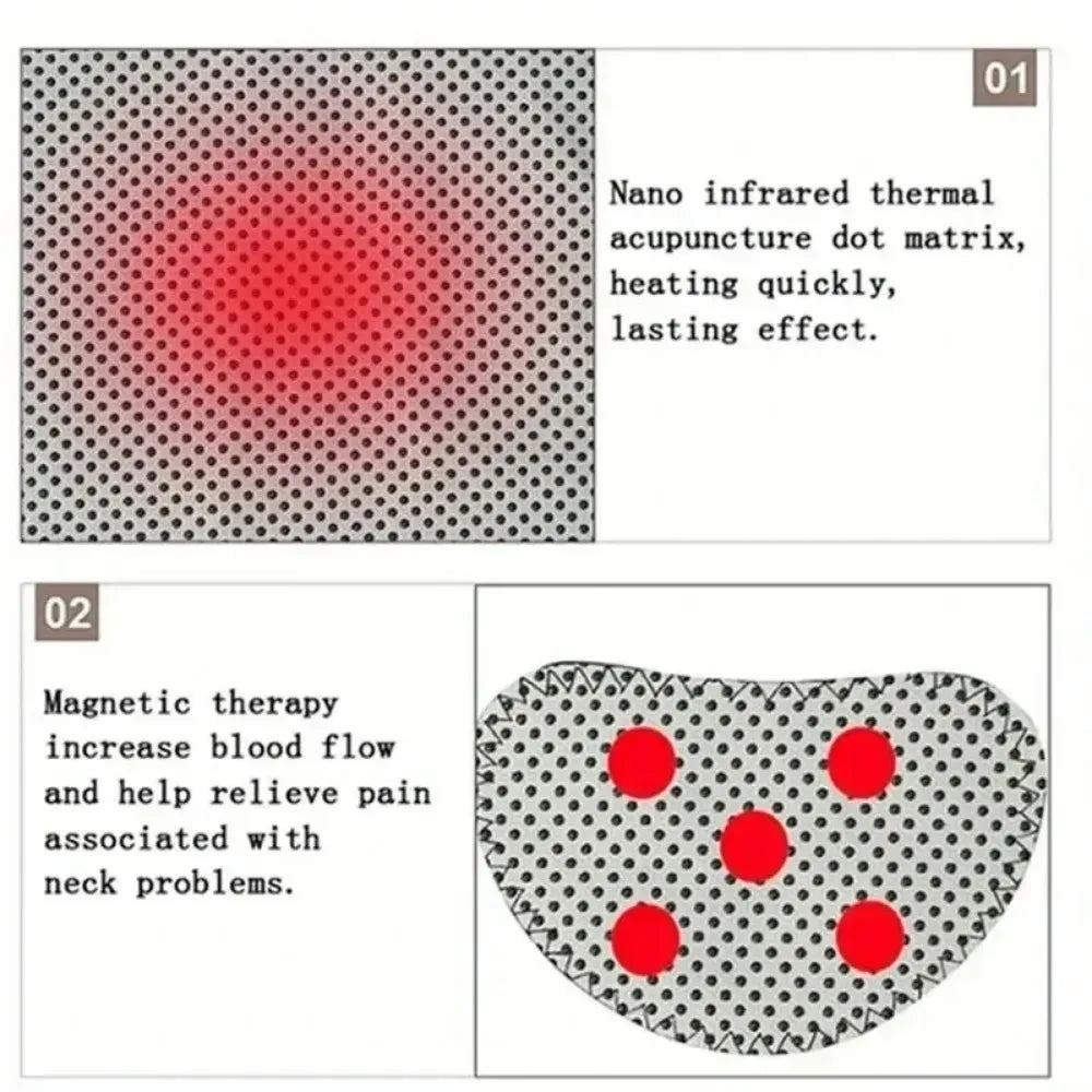 Self-Heating Magnetic Neck Support Wrap