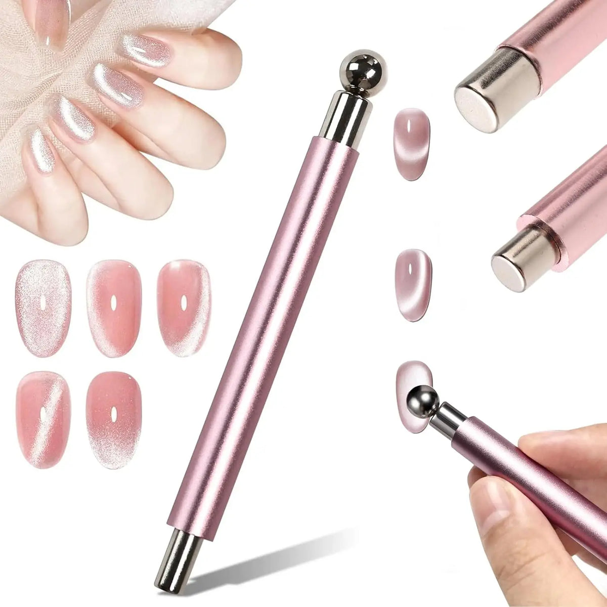 Cat Eye Magnet Tool for Gel Nails — Pen & Ball Set