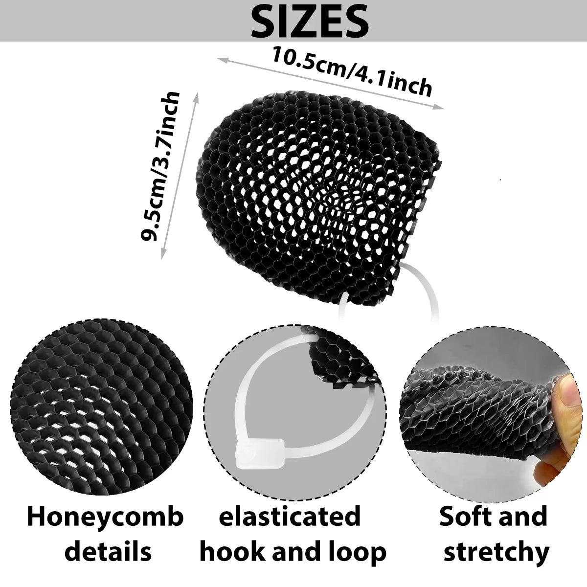 Honeycomb Exfoliating Shower Finger Caps — Bath Mitt