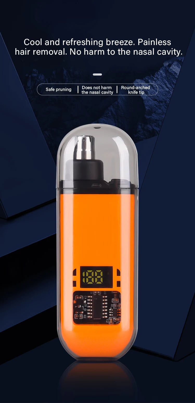 Rechargeable Nose & Ear Hair Trimmer, USB-C