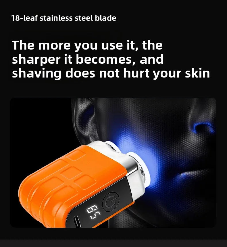 Mini Portable Electric Shaver for Men — Rechargeable