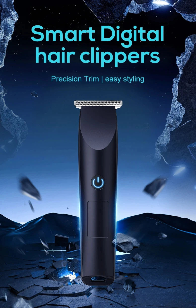 USB Rechargeable Hair & Beard Trimmer — Adjustable Cutter Head