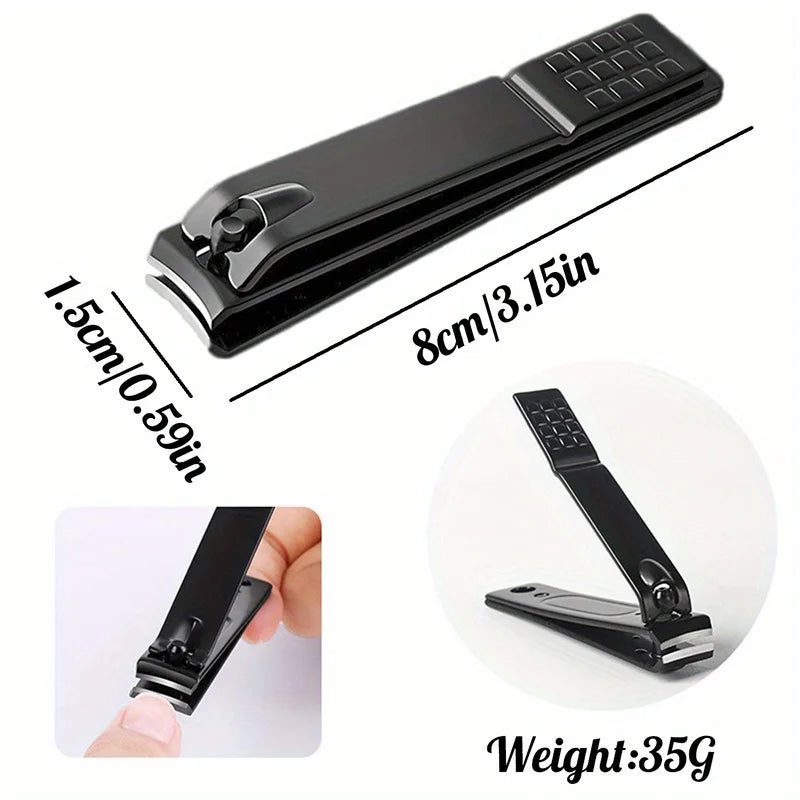 4-Piece Nail Clipper Set with Glass Nail File