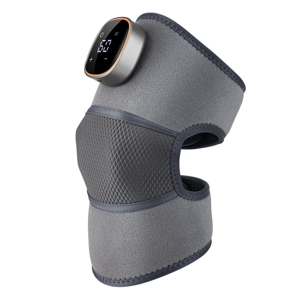 Heated Vibration Knee Massager — 5 Heat Levels, 3 Modes