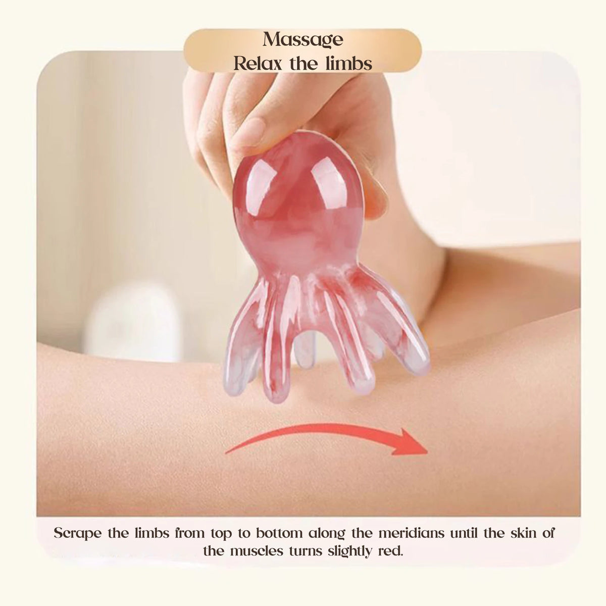 8-Tentacle Octopus Scalp Massager Comb