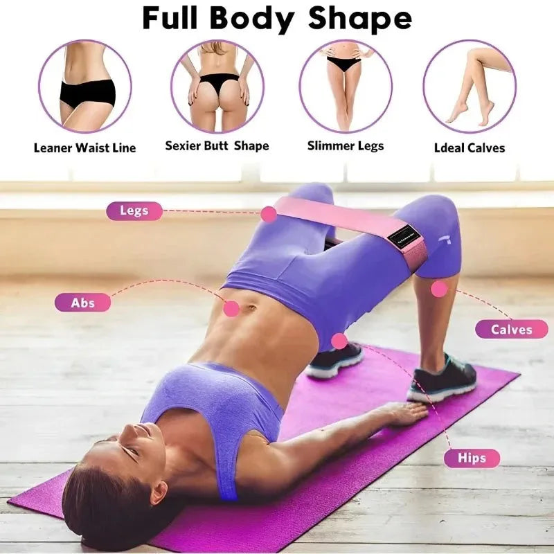 Fabric Resistance Bands, 3-Pack — Hip & Glute Workout Loops