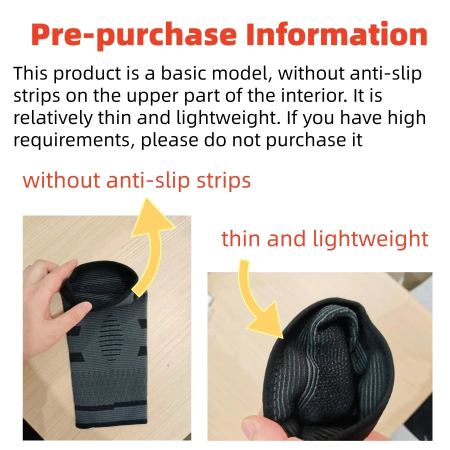 Compression Knee Sleeve — For Basketball, Running & Cycling