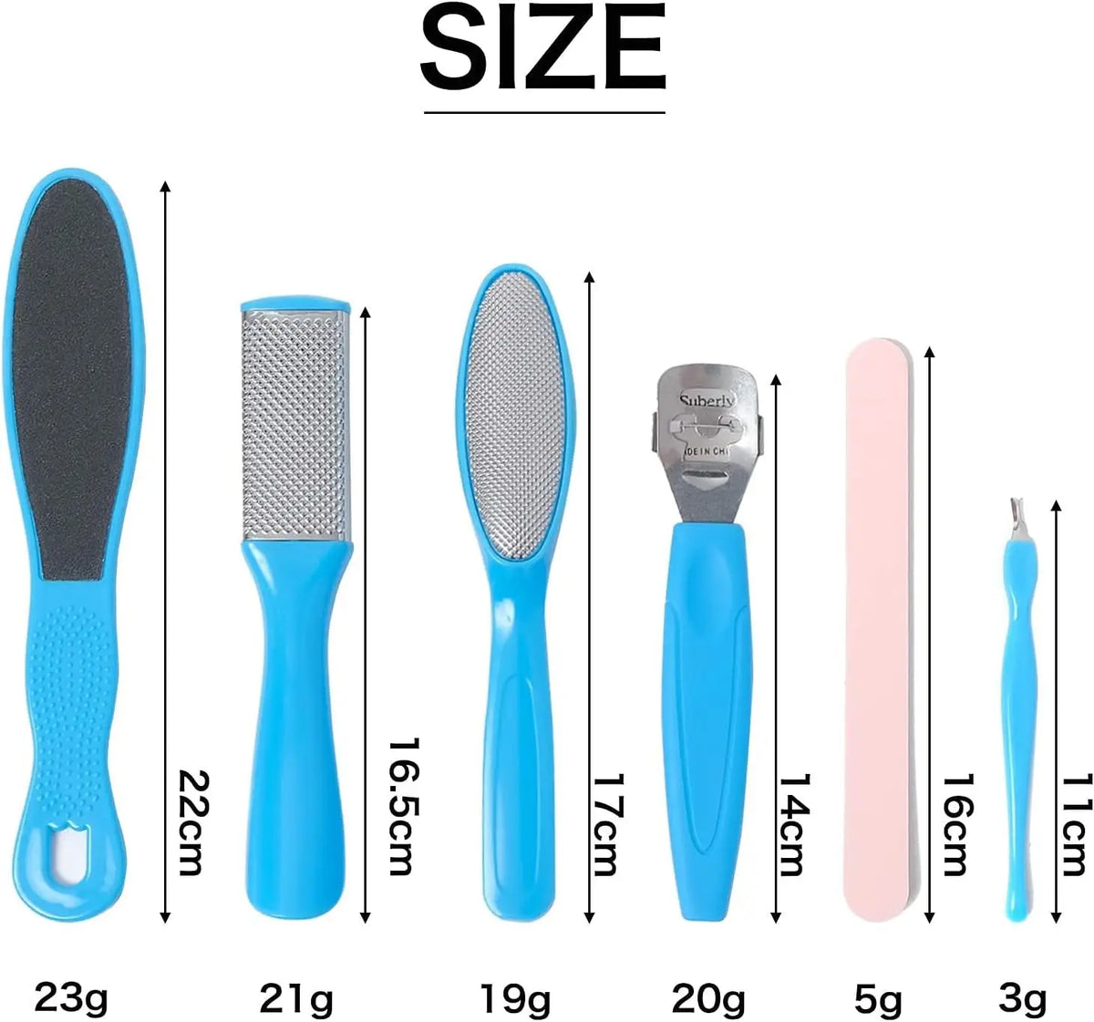 8-Piece Foot File & Callus Remover Set