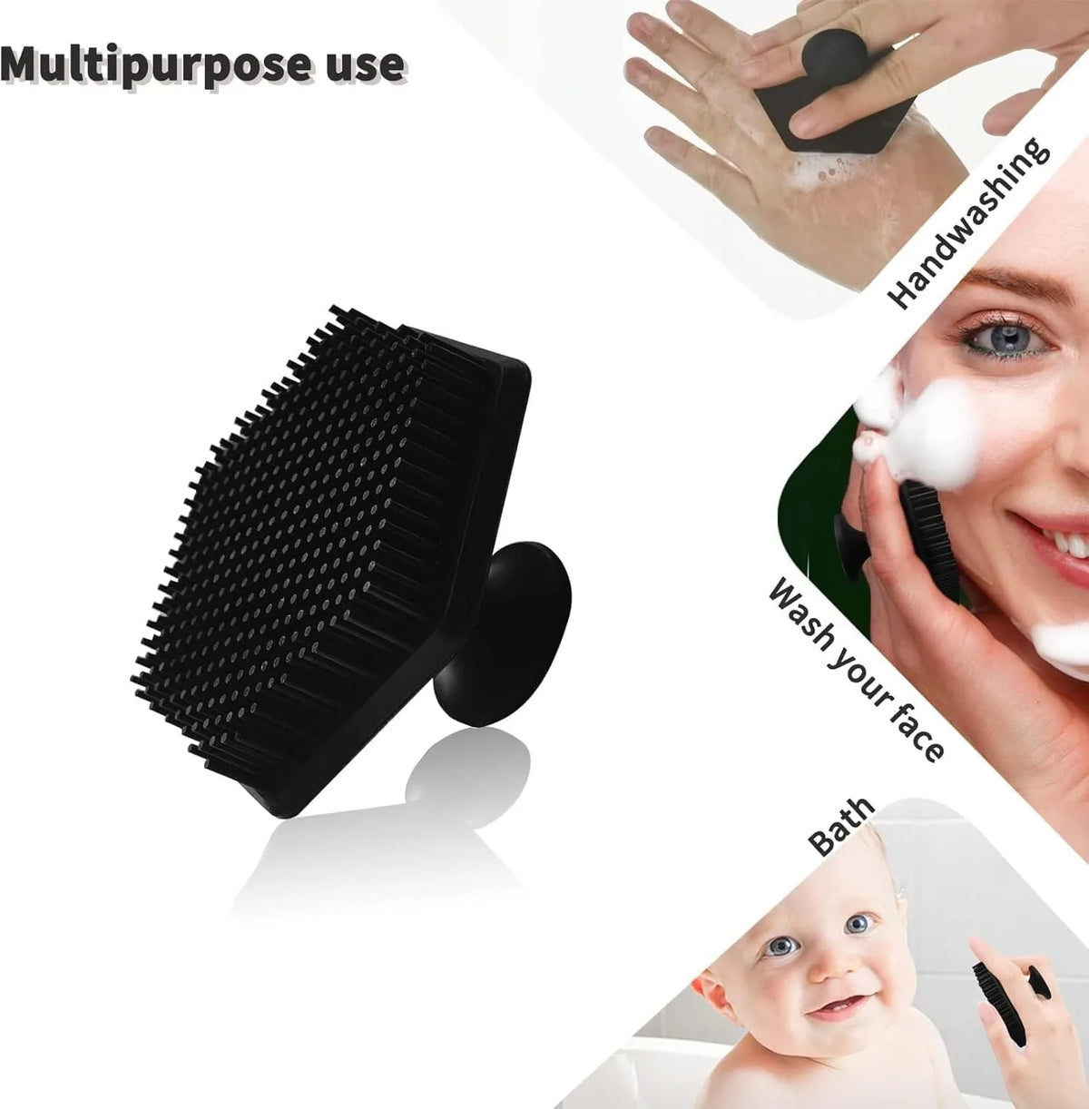 Silicone Facial Cleansing Brush for Men