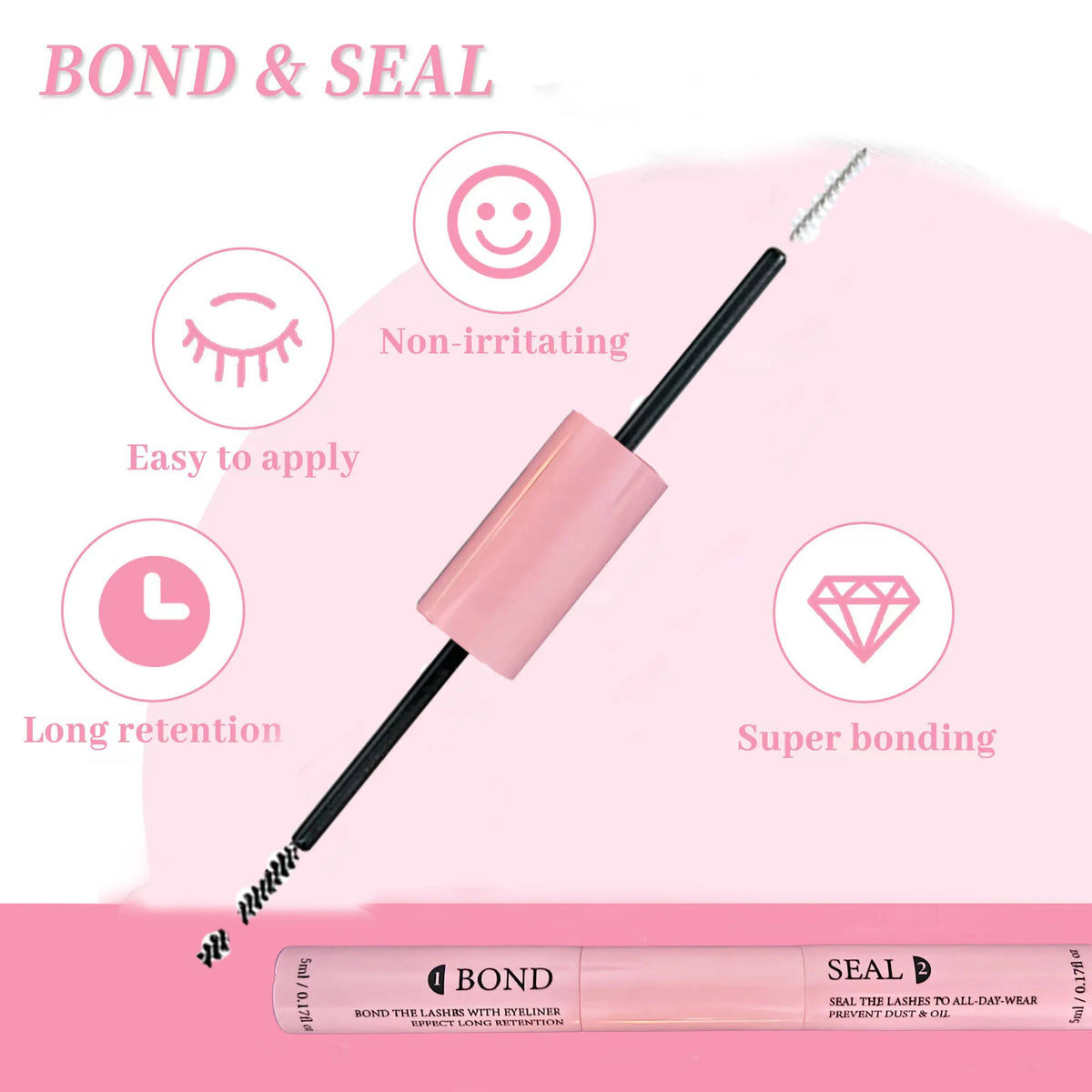Lash Extension Glue & Remover Kit with Tweezers