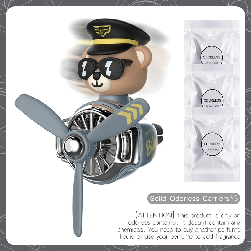 Car Air Freshener Vent Clip — Cute Character Design