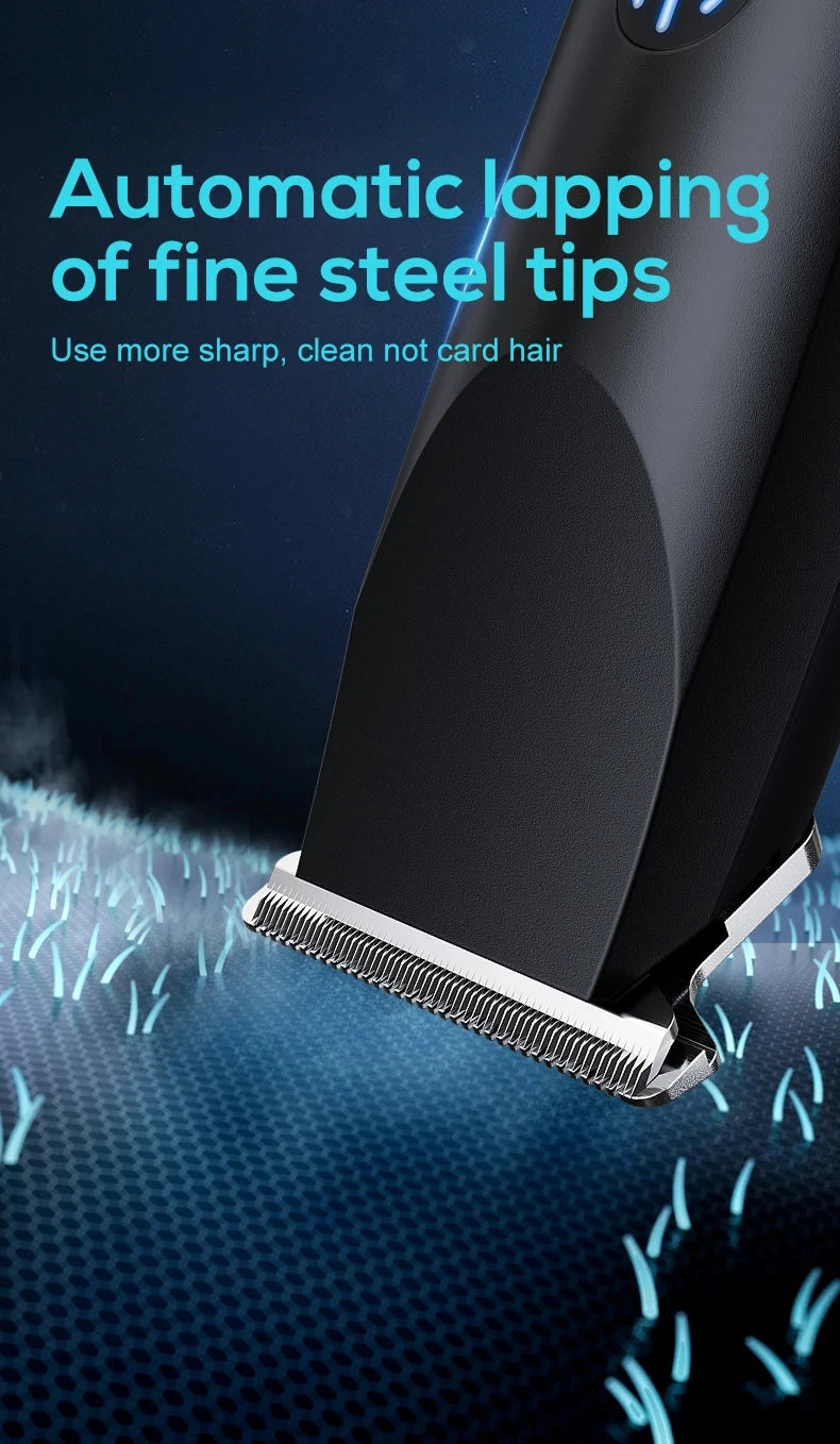 USB Rechargeable Hair & Beard Trimmer — Adjustable Cutter Head