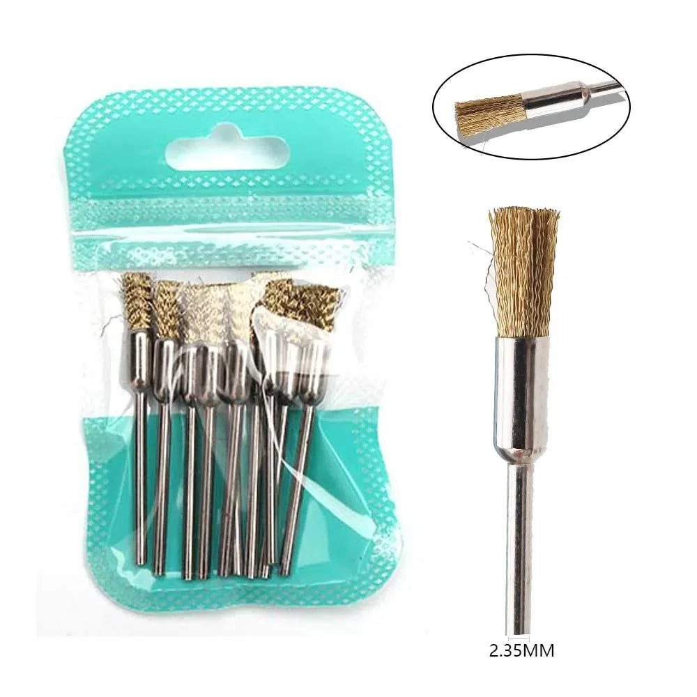 10-Piece Diamond Nail Drill Bit Set — 2.35mm Shank