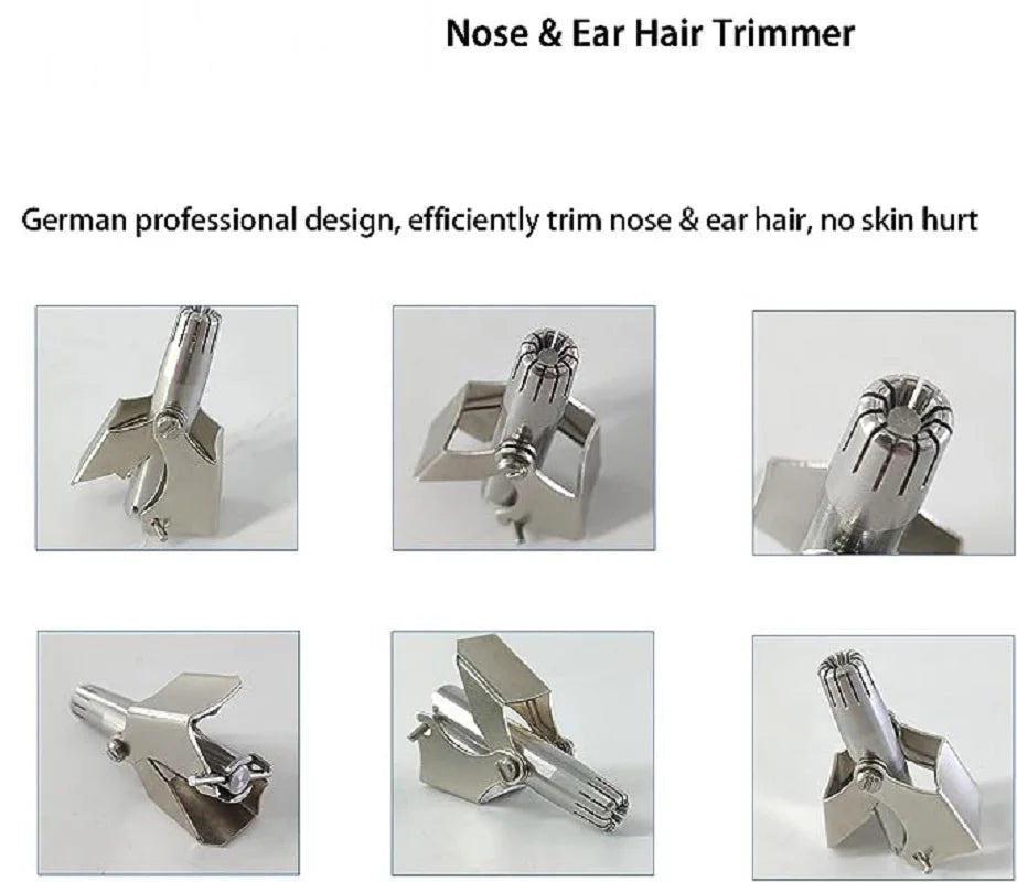 Manual Ear & Nose Hair Trimmer — Washable