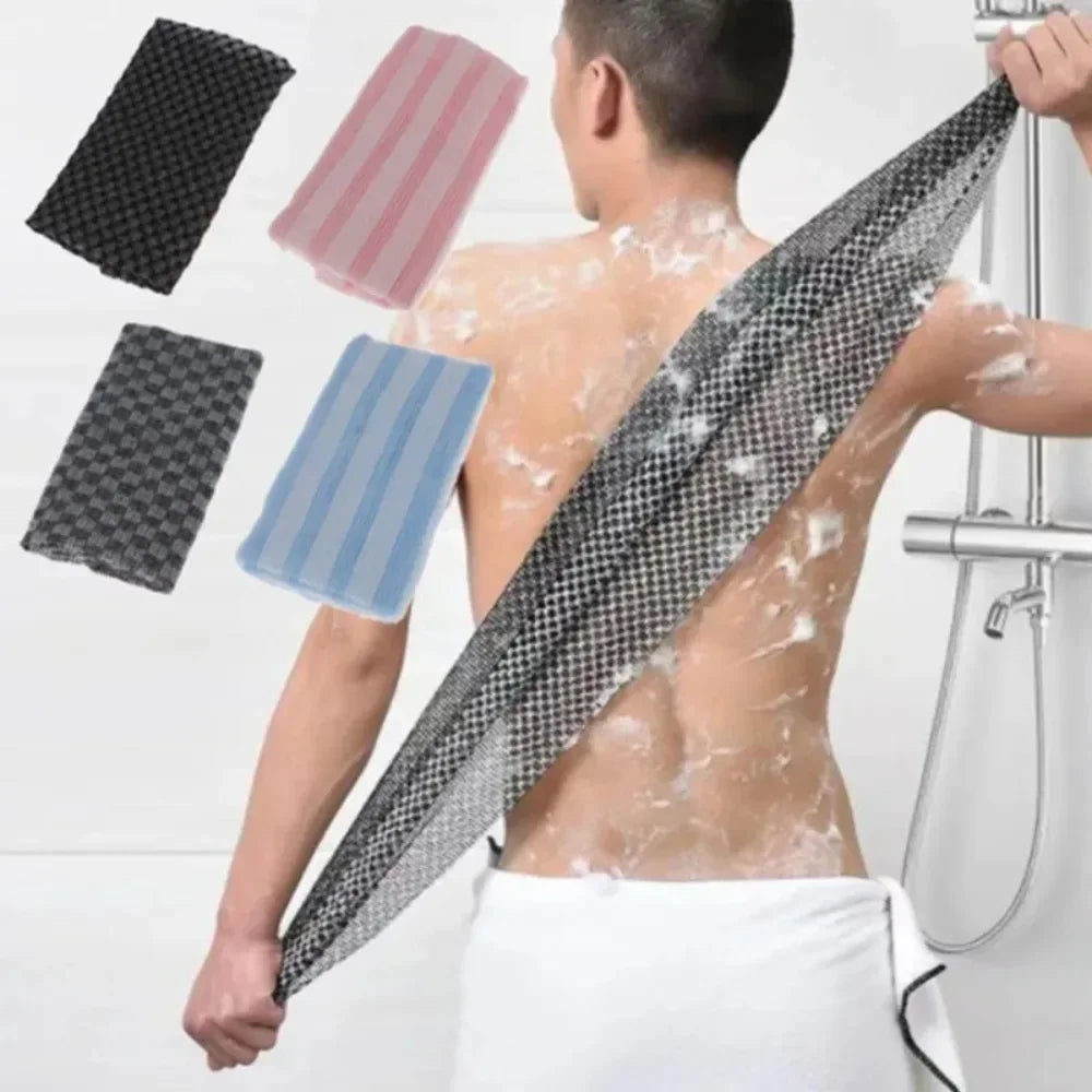 Japanese-Style Exfoliating Back Scrub Cloth