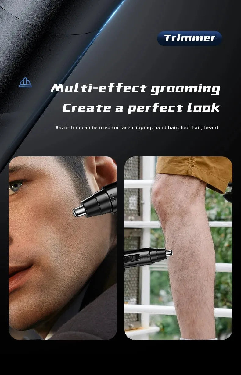 Painless Electric Nose & Ear Hair Trimmer