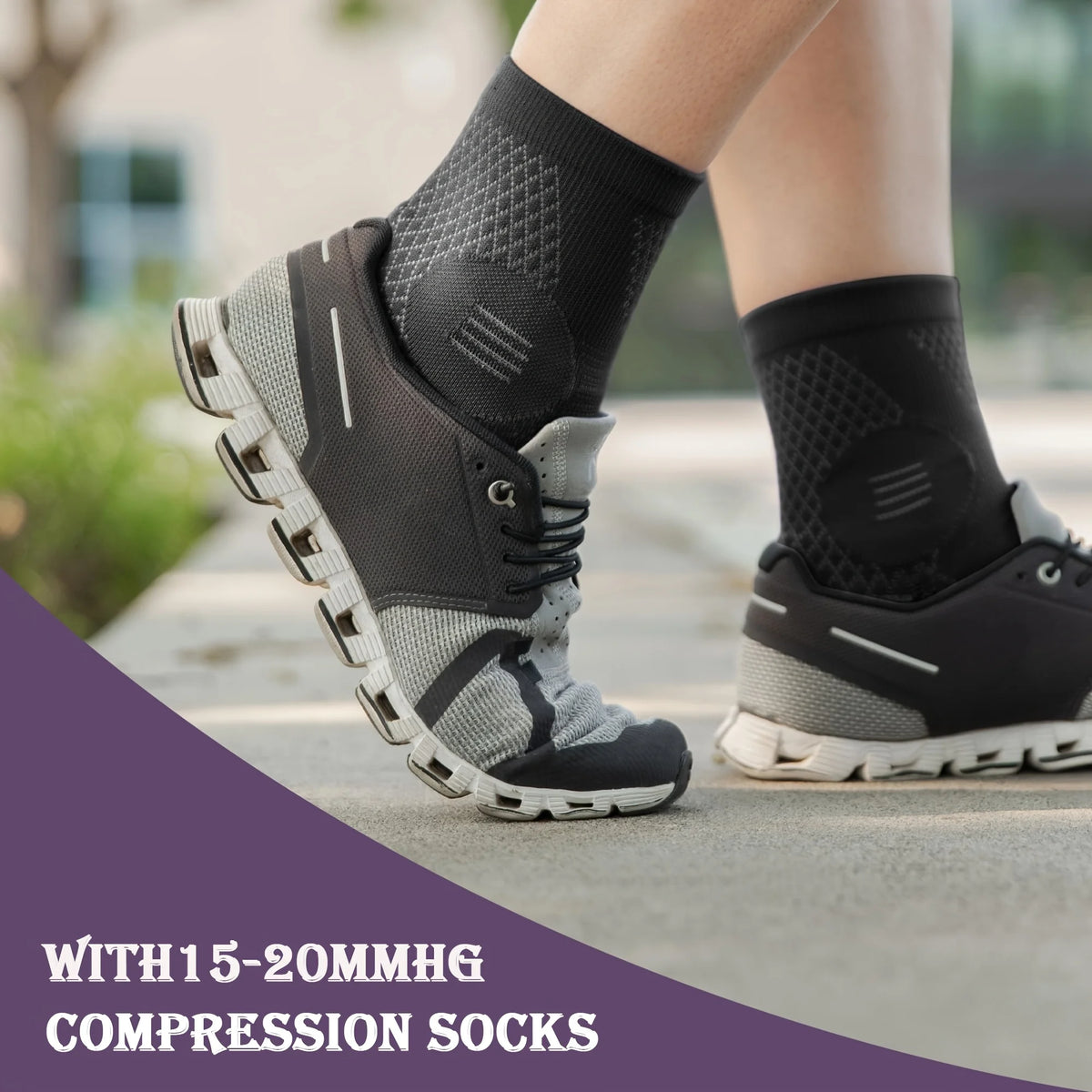 Open-Toe Compression Ankle Sleeves