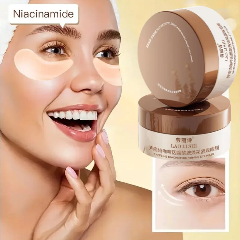 Caffeine & Niacinamide Eye Masks (60-Count)