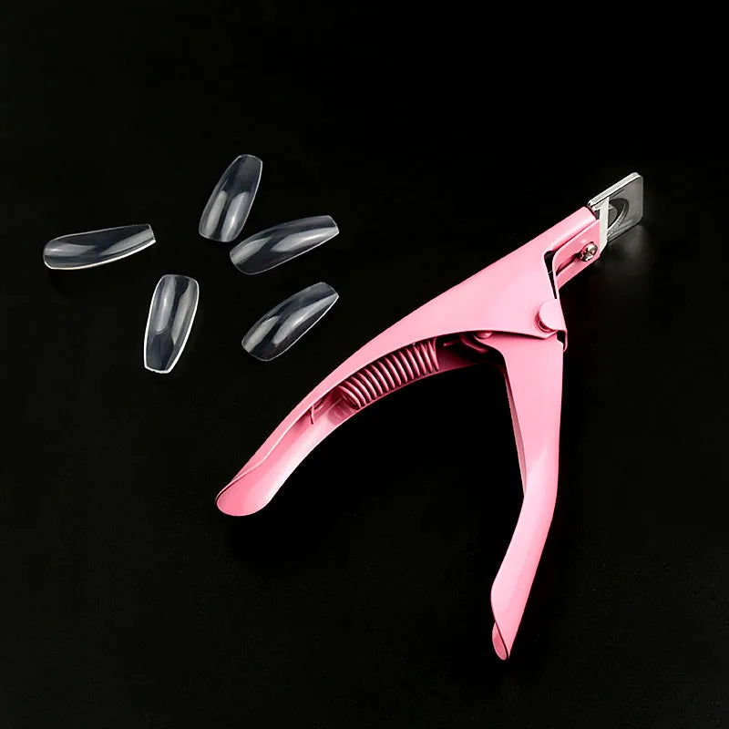 U-Shape Acrylic Nail Tip Clipper — Stainless Steel