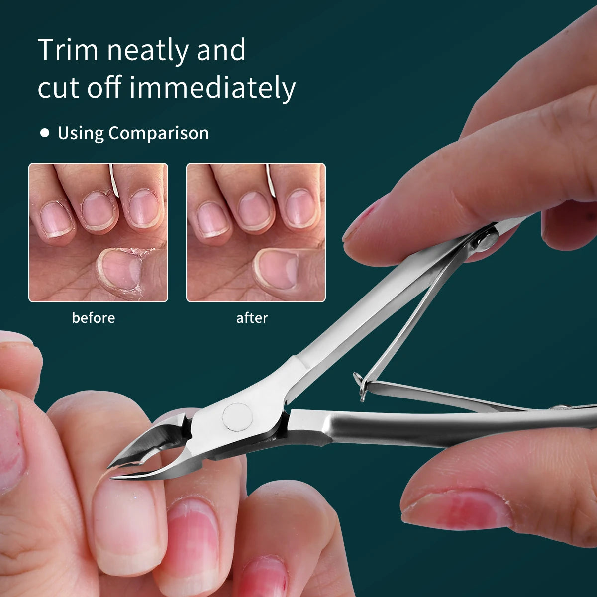 Professional Cuticle Trimmer — Stainless Steel Scissors