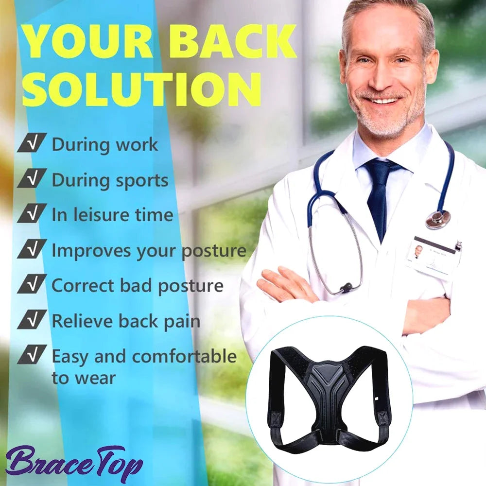 STAWIN Adjustable Back & Shoulder Posture Corrector