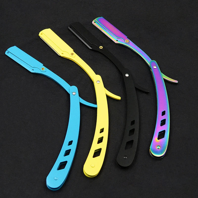 Folding Straight Razor Handle (Blade Not Included)